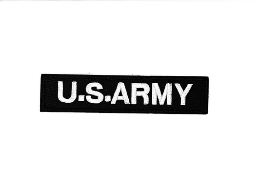 Нашивка U.S. ARMY с велкро | Тактически стил 13.5x3 см