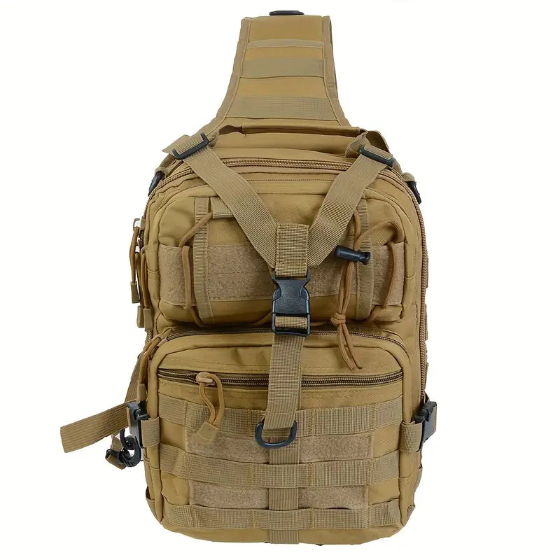 Тактическа раница 10L – MOLLE система, водоустойчива, олекотена + Подарък Нашивка, Персонализиране