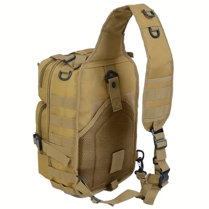 Тактическа раница 10L – MOLLE система, водоустойчива, олекотена + Подарък Нашивка, Персонализиране