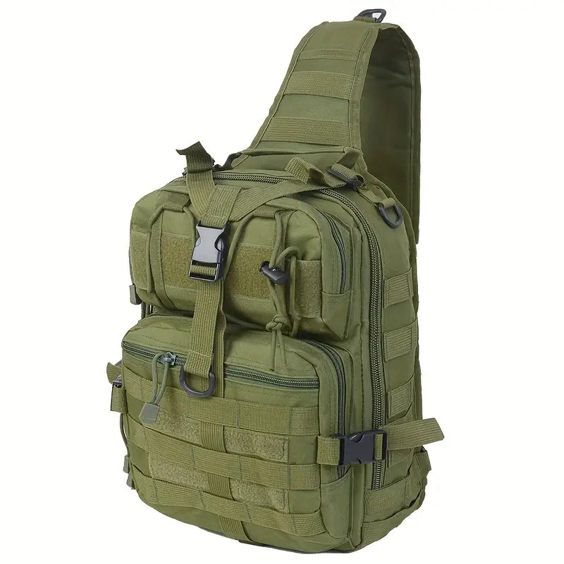 Тактическа раница 10L – MOLLE система, водоустойчива, олекотена + Подарък Нашивка, Персонализиране